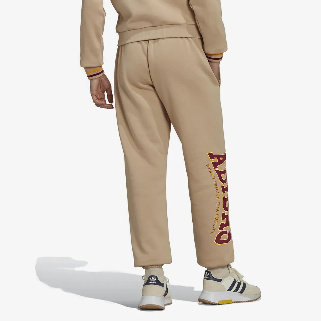 Adidas Originals | VARSITY SWEAT PANTS  { BEIGE