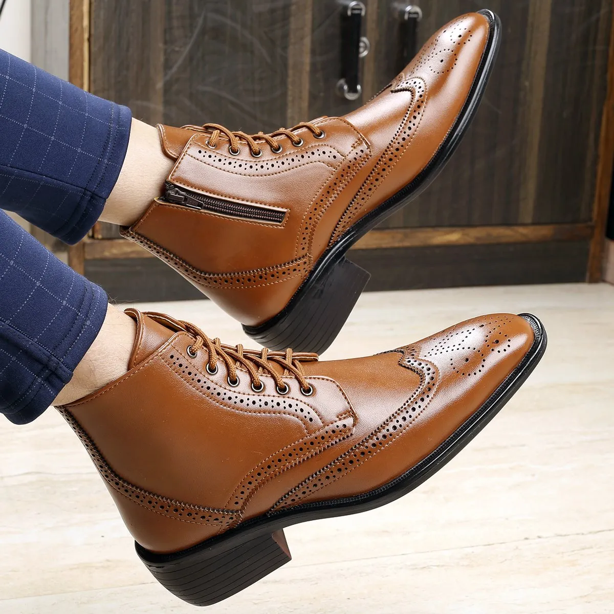 Bxxy's New Stylish And Comfortable Height Increasing Formal Office Wear Shoes