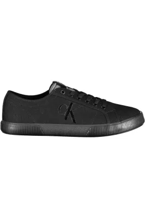 Calvin Klein Black Cotton Men Men's Sneaker