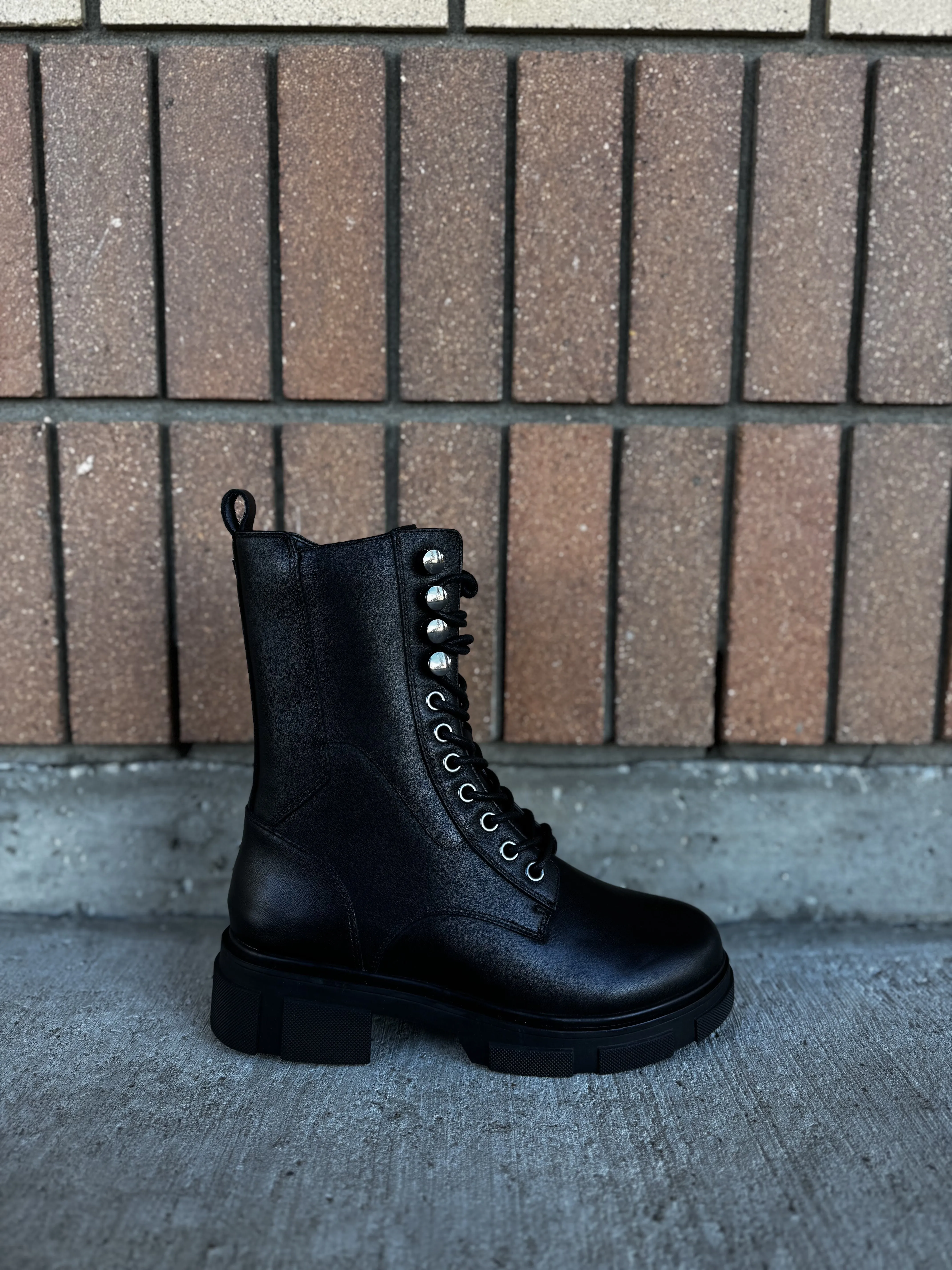 Cara Black Leather WATERPROOF Boot