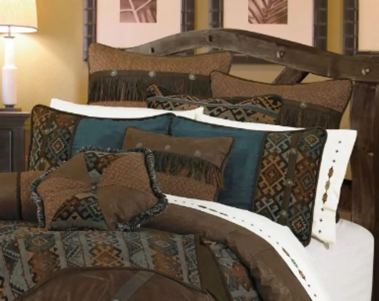 Cowgirl Kim Del Rio Faux Leather Comforter Set