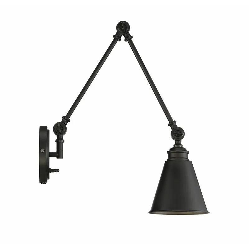 Dewar 1 Light Dimmable Plug-In Swing Arm