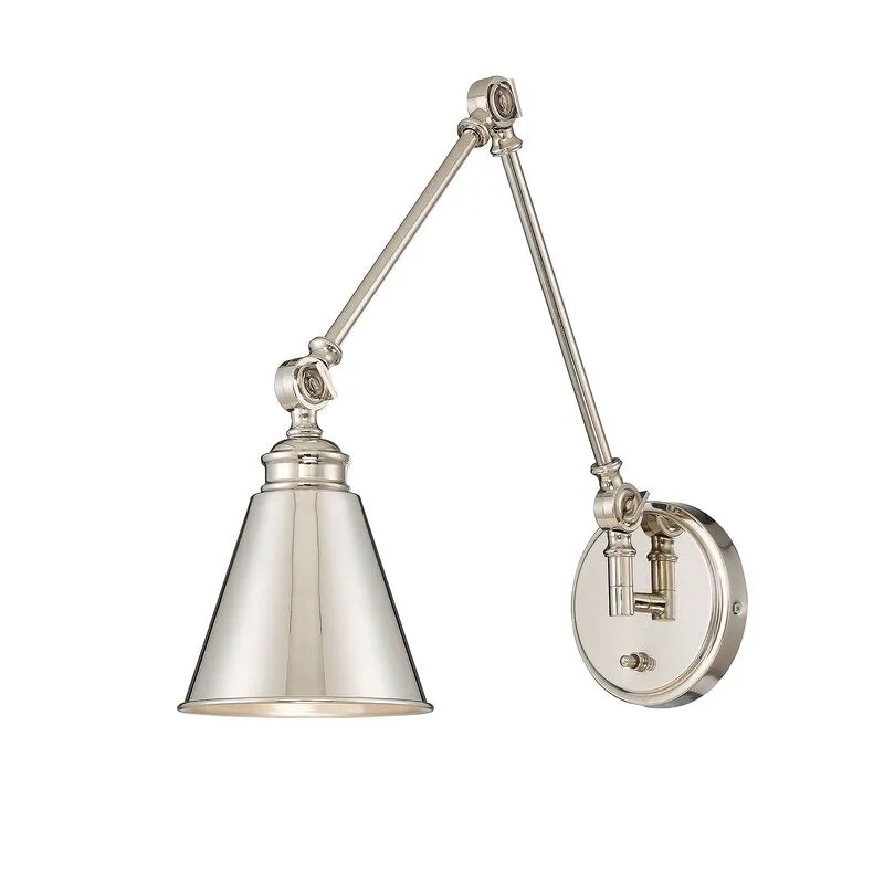 Dewar 1 Light Dimmable Plug-In Swing Arm