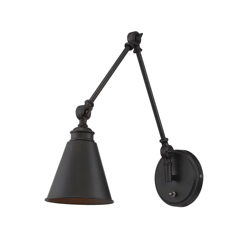 Dewar 1 Light Dimmable Plug-In Swing Arm