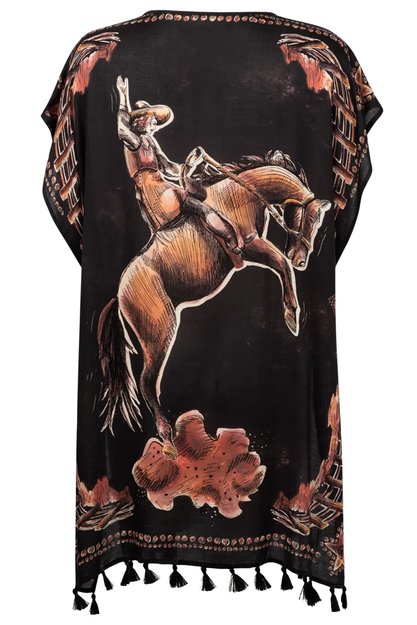 Double D Ranch Cowgirl Ups & Downs Poncho Top