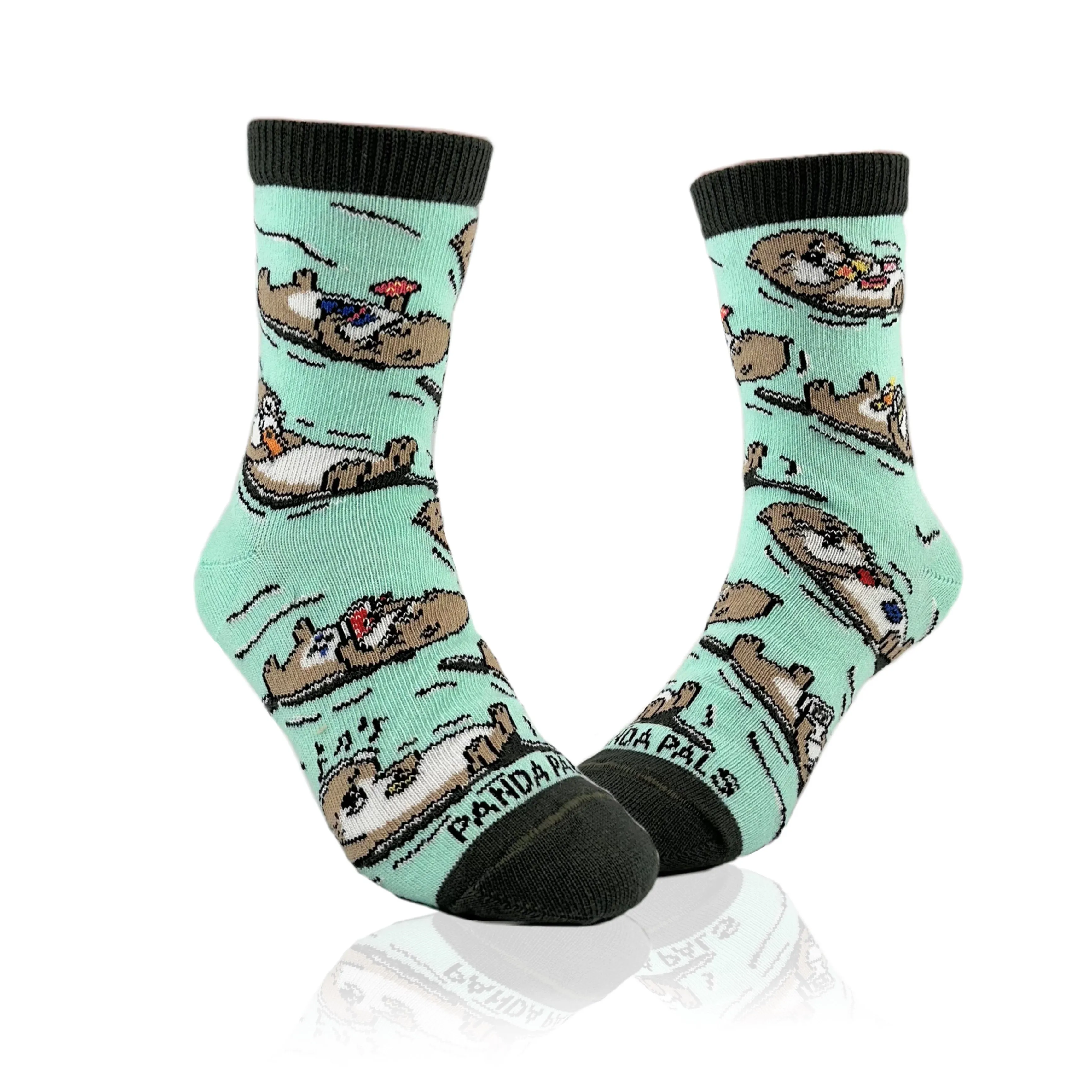 Floating Otters Socks from the Sock Panda (Ages 3-7)