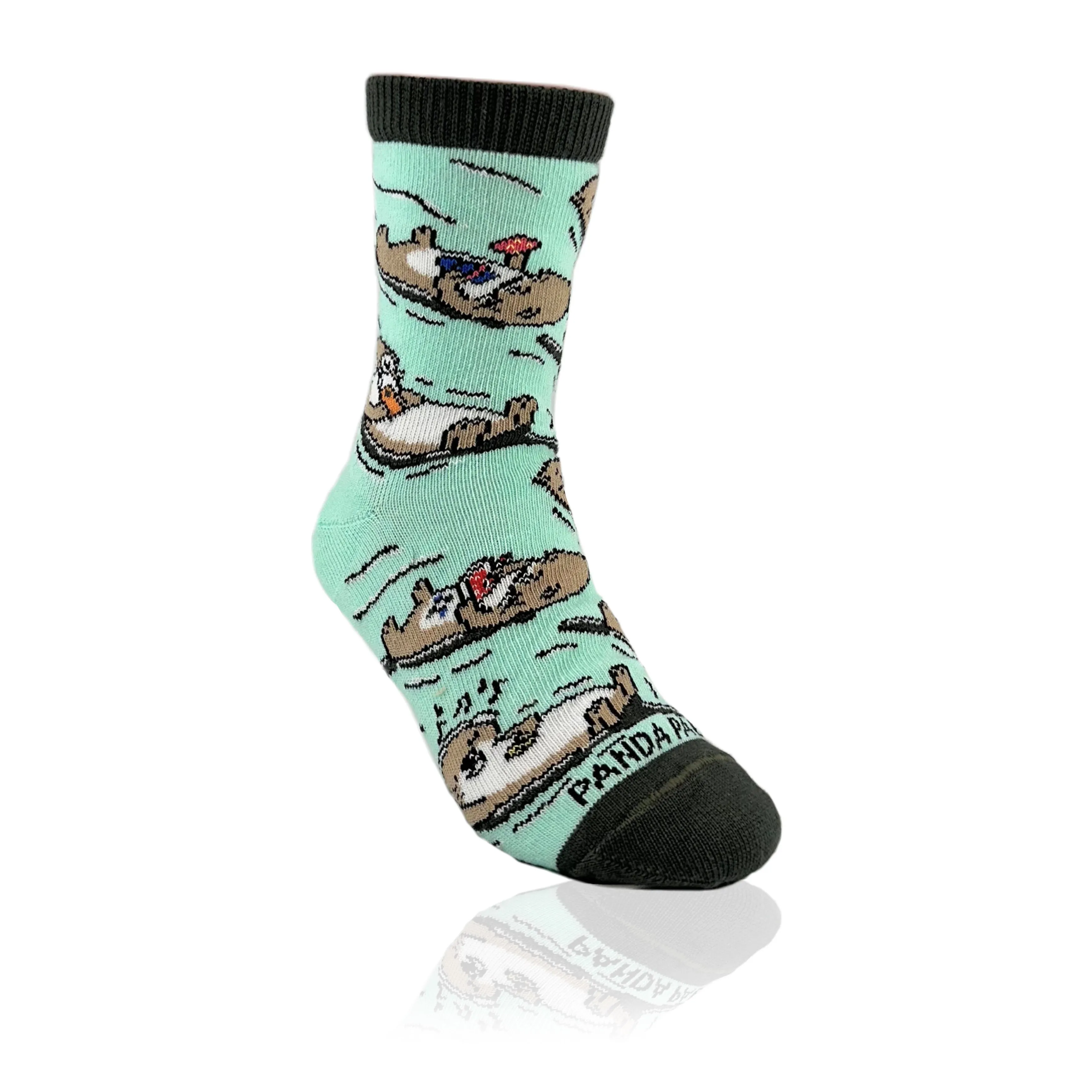 Floating Otters Socks from the Sock Panda (Ages 3-7)