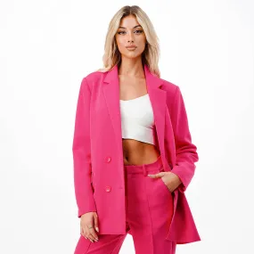 Fuchsia Wide Leg Pantsuit