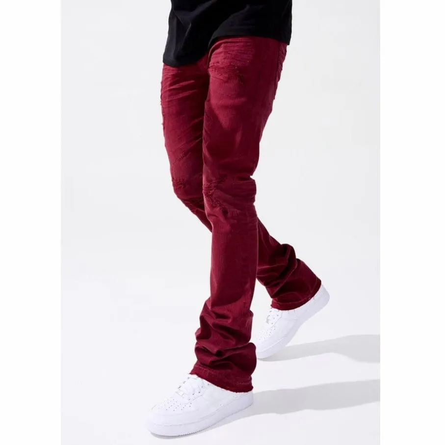 Jordan Craig Martin Stacked Tribeca Twill Pants (Burgundy) JTF956R