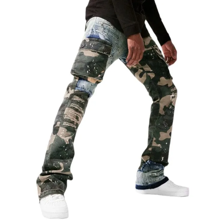 Jordan Craig Ross Stacked Platoon Denim (Woodland) JRF1142C