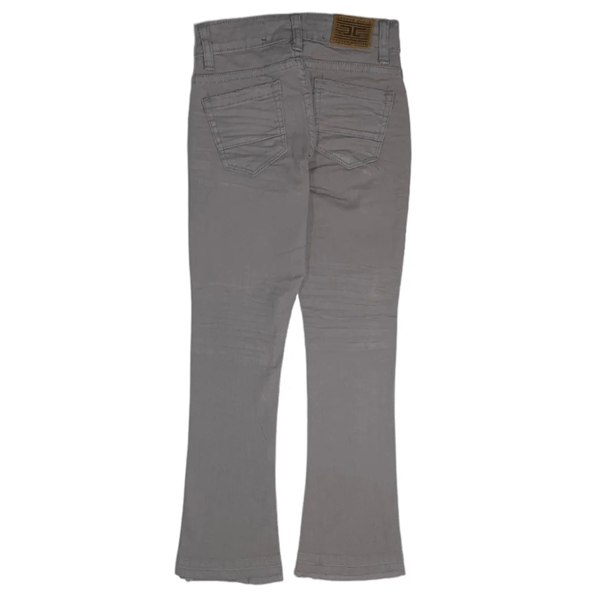 Kids Jordan Craig Martin Stacked Tribeca Twill Pants (Light Grey) JTF956RK