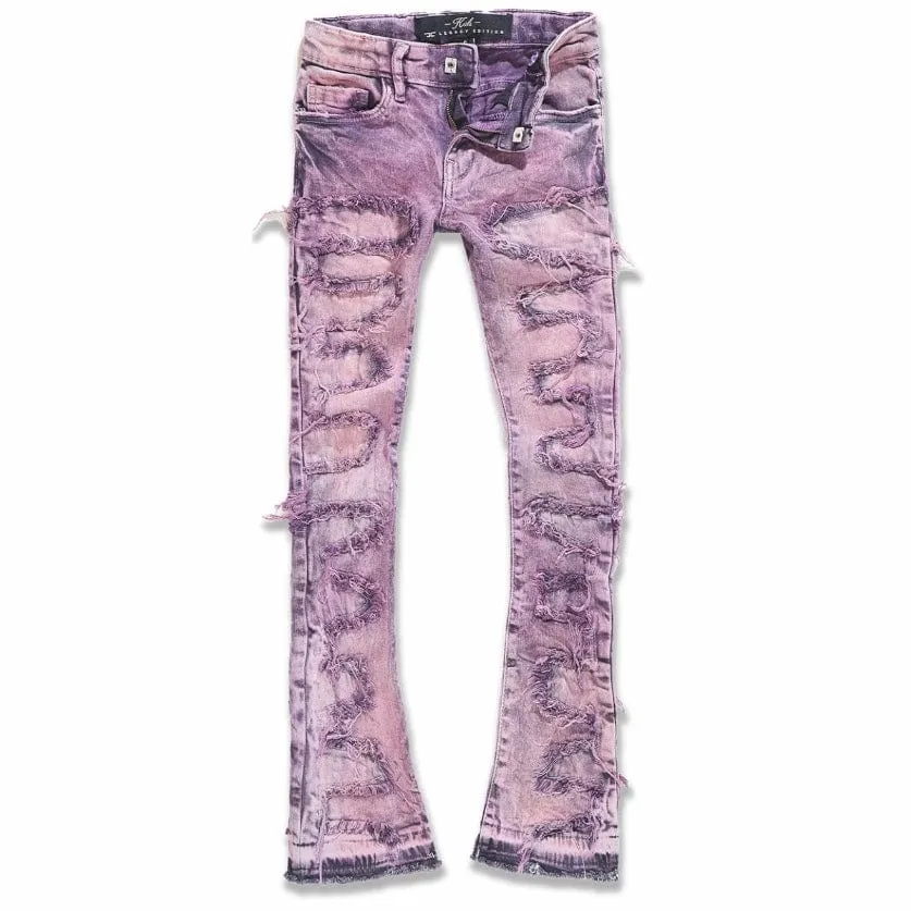 Kids Jordan Craig Stacked Oasis Denim (Blush) JTF1131K