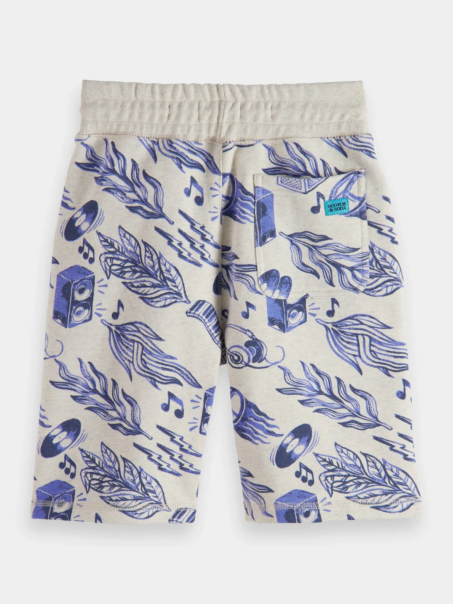 Kids - Printed mid-rise sweatshorts