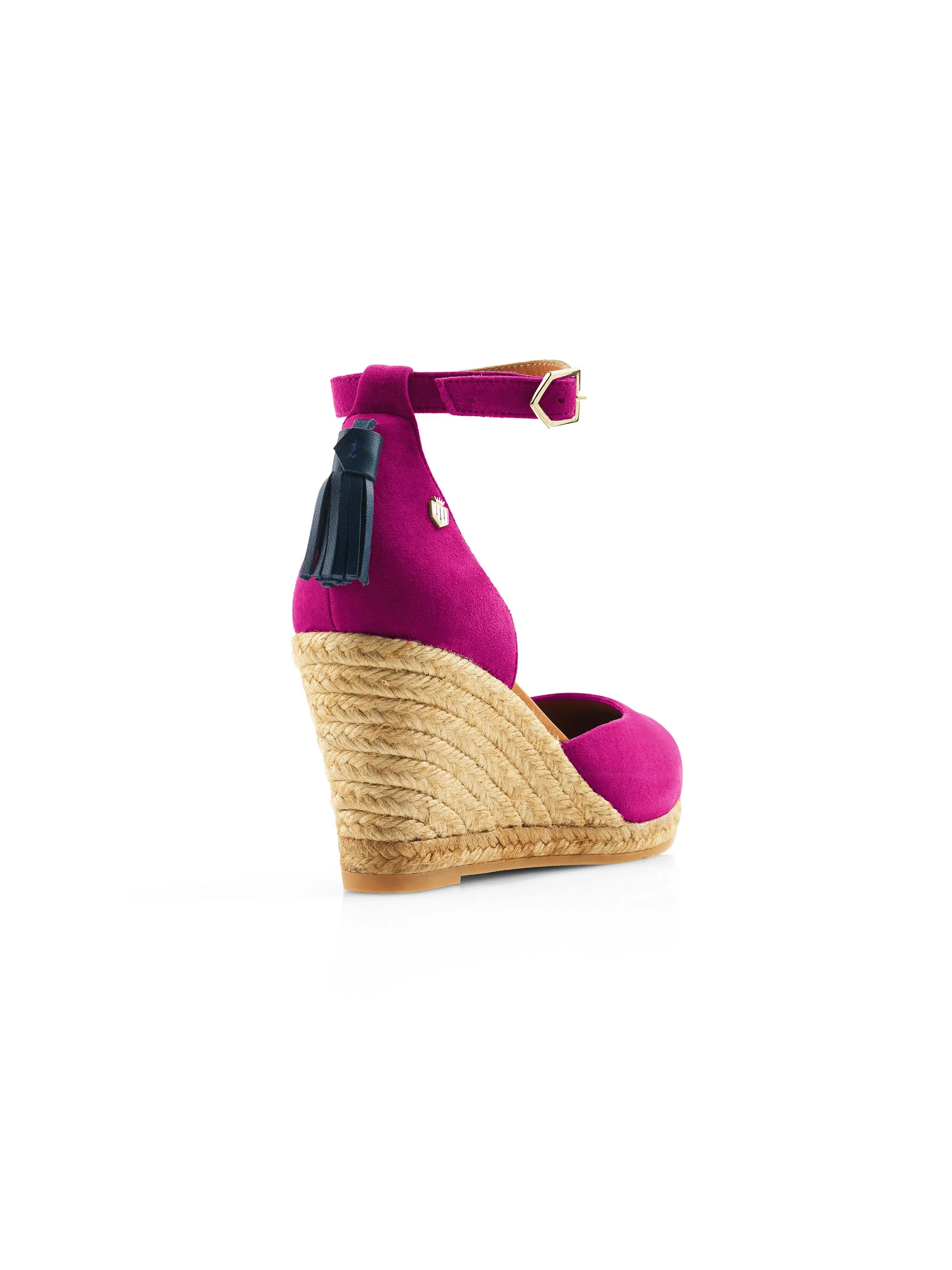 Monaco Wedge - Fuchsia