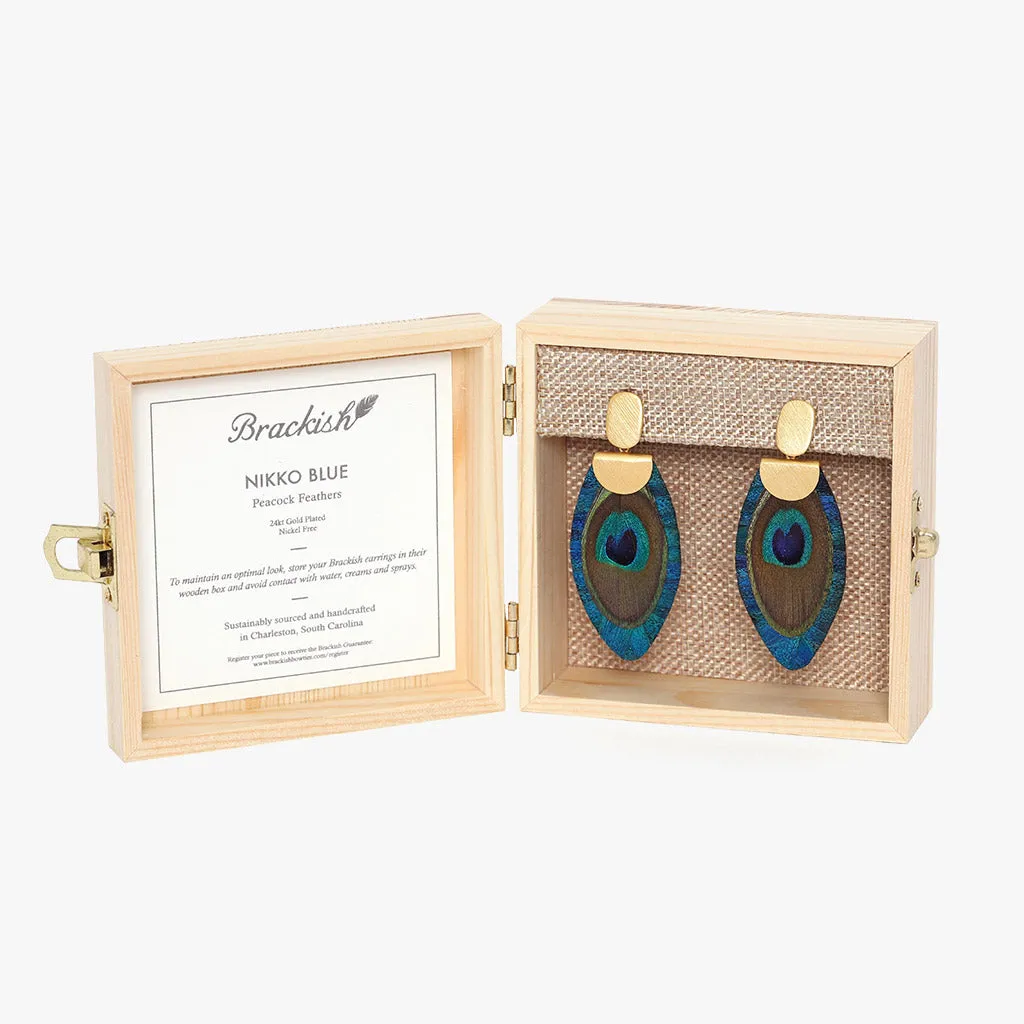 Nikko Blue Drop Earring